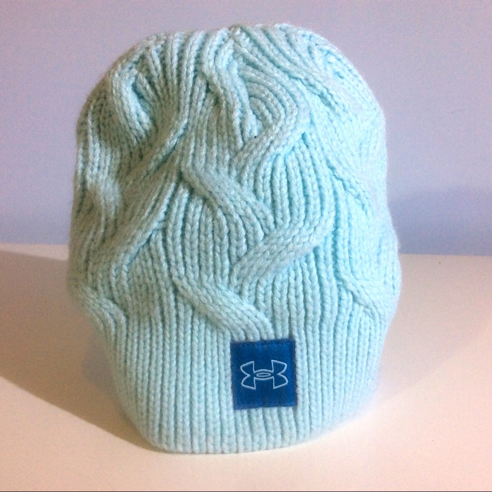 Under Armour Mint Pastel Chunky Knit Hat Beanie